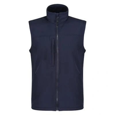 Abbildung von Herren Wandern Jacke Flux Softshell Bodywarmer. schwarz