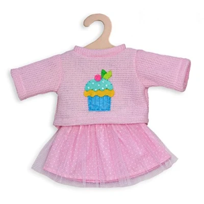 Abbildung von Puppen Pullover und T&uuml;llrock Cupcake, 1 Set, sortierte Ware, Gr. 35 45 cm