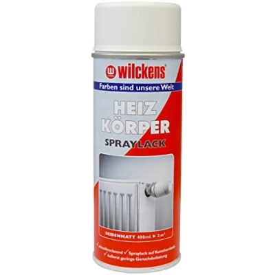 Abbildung von Wilckens Farben Sprühfarbe, Heizkörperlackspray weiß seidenmatt