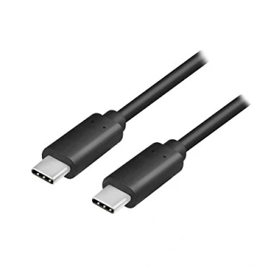 Abbildung von LogiLink CU0129 Anschlusskabel, USB 3.2 Typ C (Gen2) zum Laden (HighSpeed Charging) &amp; Synchronisieren, Schwarz 1m