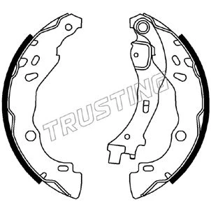 Abbildung von TRUSTING 034.109 Bremsbacken 203,2mm 39mm CITROËN: C2 Schrägheck, C3 I Pluriel, LANCIA: Ypsilon II, PEUGEOT: 1007 Schrägheck