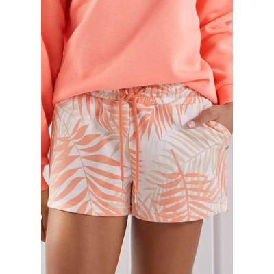 Abbildung von Lascana Shorts, Damen, Größe: 36/38, Pfirsich gemustert