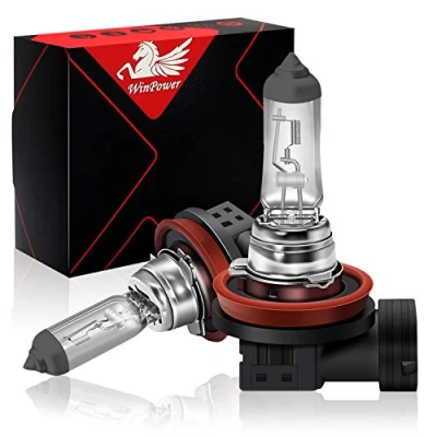 Abbildung von WinPower H8 12V 35W Halogen 3000K Yellow Birnen für Auto Tagfahrlicht/Nebelscheinwerfer, Motorrad Scheinwerferlampe, 2 Stück
