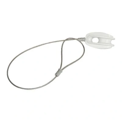 Abbildung von Eckisolator Polyamid + Kabel, Ako, Grau