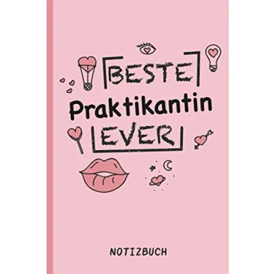 Abbildung von Beste Praktikantin Ever: A5 Notizbuch als Geschenk für eine /punktiert Geschenke zum GeburtstagGeburtstagsgeschenk Kollegin