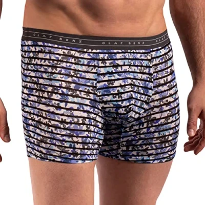 Abbildung von Olaf Benz Herren RED2266 Unterwäsche, Flower Stripe, M