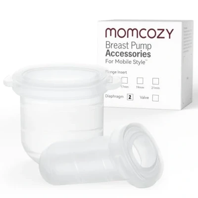 Abbildung von Momcozy Mobile Style M6 Membran, Original Ersatzzubehör für Milchpumpen, 2 Stück