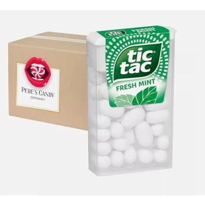 Abbildung von Tic Tac Süßigkeiten Mint Geschmack 24erPack(24 x 18 g) für kleine Momente der Erfrischung im praktischen Pack