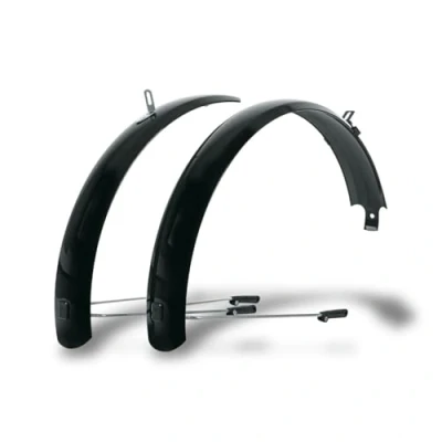Abbildung von SKS GERMANY BLUEMELS Basic 20 Inch 60 mm Black Set Mudguard Set, Bicycle Accessories (Robust Sandwich Construction, ASR Safety System, V Struts with Fixed Bridges for Flexible Adjustment),