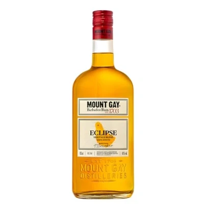 Abbildung von Mount Gay Eclipse Karibischer Rum von der Insel Barbados, gereift in handverlesenen Fässern mit 40% vol. (1 x 0,7l)