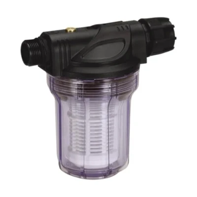 Abbildung von Gardena Pumpen Vorfilter für Wasserdurchfluss bis 3000 l/h: Effektiver Filter Gartenpumpen und Hauswasserautomaten, mit Filtereinsatz (1731 20)