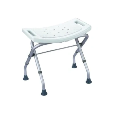 Abbildung von MSV 140703 Duschhocker faltbar verstellbar weiß 51 x 44 42,5 cm