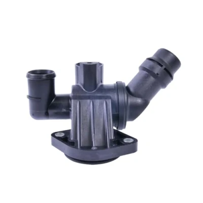 Abbildung von GATES TH40787G1 Kühlwasserthermostat 87 mit Dichtungen Gehäuse AUDI: A6 C6 Avant, A4 B7 Limousine, SEAT: Exeo ST, Limousine