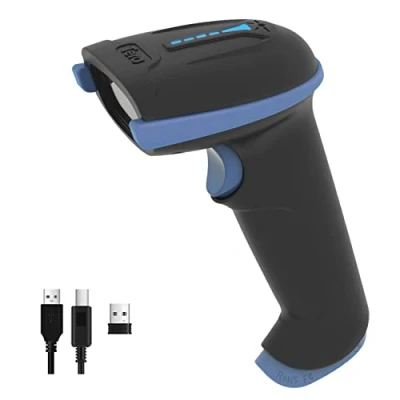 Abbildung von Tera 2D QR Barcode Scanner, kabellos, USB, kabelgebunden, 1D, 2D, Leser für Digitale/gedruckte Barcodes, funktioniert mit Windows Mac Linux, D5100