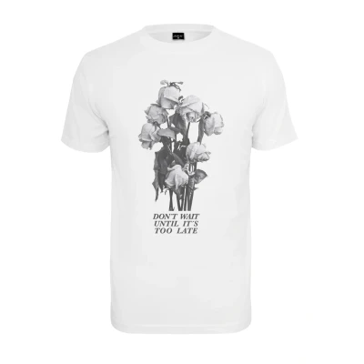 Abbildung von Mister Tee DON ́T WAIT ROSE Tshirt print, Herren, Größe: XS, White