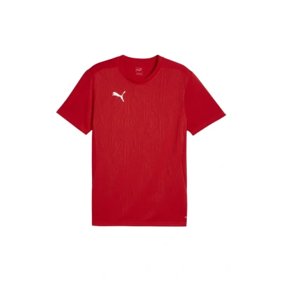 Abbildung von Puma Teamfinal Sport Tshirt, Herren, Größe: Medium, Rotsilber