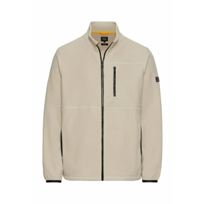 Abbildung von camel active MIT Stehkragen Fleecejacke, Herren, Größe: 3XL, Beige