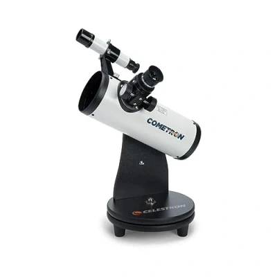Abbildung von Celestron 21023 76mm Cometron FirstScope Teleskop Weiß, Schwarz