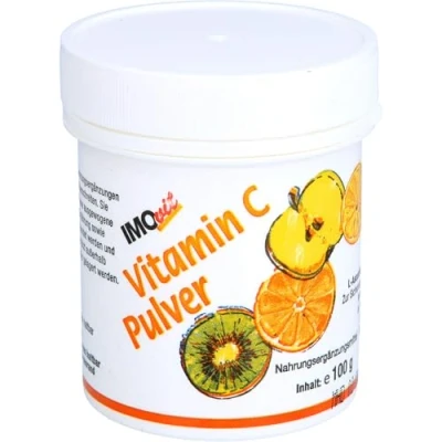 Abbildung von Ascorbinsäure Vitamin C Pulver