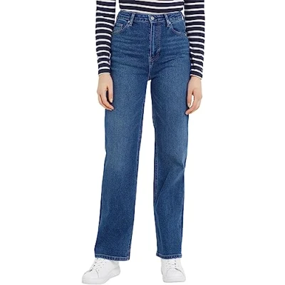 Abbildung von Tommy Hilfiger Relaxed Jeans Straight Leg, Damen, Größe: 34x32, Jane