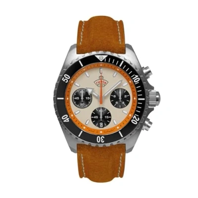 Abbildung von Ruhla 4970 1 Herrenuhr Chronograph Glasbach Cup Orange