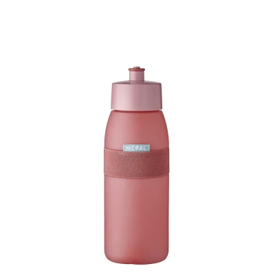 Abbildung von Mepal Sportflasche Ellipse Praktische Wasserflasche für Sport, Gym &amp; Freizeit Sport Trinkflasche mit weichem Ausgießer Spülmaschinenfest BPA frei 500 ml Vivid mauve