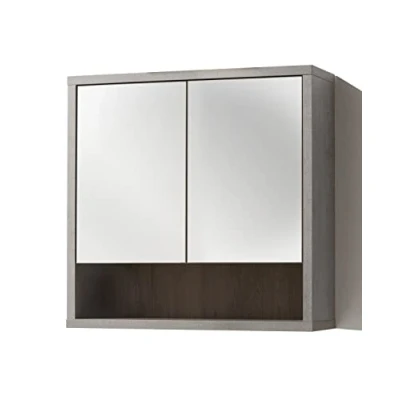 Abbildung von Composad Spiegel mit Zwei Türen, Holzwerkstoff, grau, (LxAxP) 69.90x68.80x22.00 cm