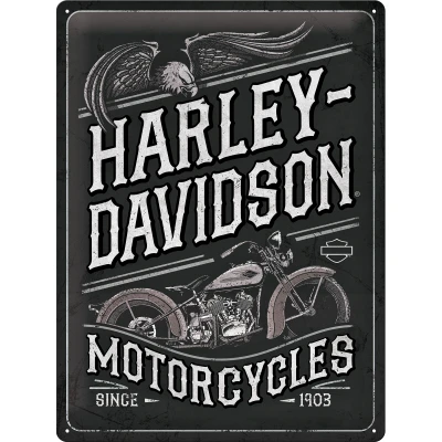 Abbildung von Nostalgic Art Blechschild 30 x 40 HD &quot;Motorcycles Eagle&quot;