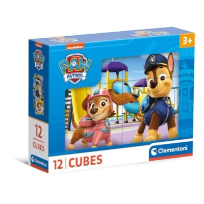 Abbildung von Clementoni® Würfelpuzzle Paw Patrol, 12 Puzzleteile, Made in Europe, FSC® schützt Wald weltweit