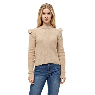 Abbildung von DESIRES Damen Kasia Pullover Beige XXL