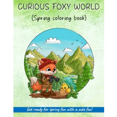 Abbildung von CURIOUS FOXY WORLD: Spring Coloring Book for Kids, Teens and Adults Stress Relief Relaxation