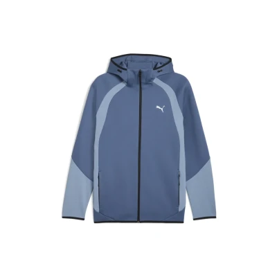 Abbildung von Puma Evostripe Hoodie Sweatjacke, Herren, Größe: XL, Dark indigo