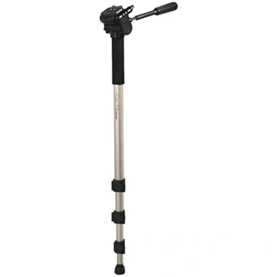 Abbildung von Hama Leichtes Einsteiger Einbeinstativ mit 3 Wege Kopf, Star 78 Mono 176 3D, Beige