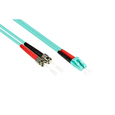 Abbildung von Patchkabel LWL Duplex OM3 (Multimode, 50/125) ST/LC, 5m, Good Connections®