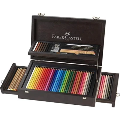 Abbildung von Faber Castell Künstlerstift Art &amp; Graphic Compendium 125er Holzkoffer