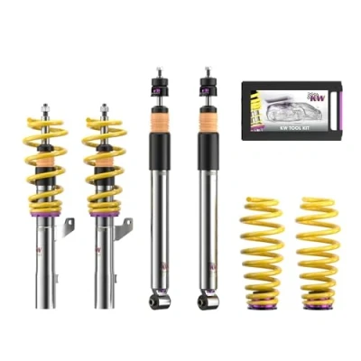 Abbildung von KW 35261027 Gewindefahrwerk INOX LINE Variante 3 V2 Edelstahl Komplettes 4er Set für VA &amp; HA