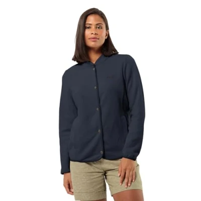 Abbildung von Jack Wolfskin Light CURL Fleecejacke, Damen, Größe: XS, Night blue