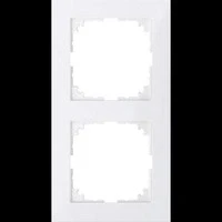 Abbildung von Schneider Electric Merten MEG4020 3619 M Pure Rahmen 2 fach für Steckdosen und Schalter, Polarweiß