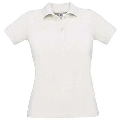 Abbildung von B&amp;C: Ladies` Safran Polo Pure Women PW455, Größe:L;Farbe:White