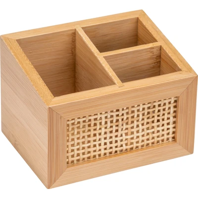 Abbildung von WENKO Badorganizer Allegre (1 St), aus Bambus und Rattan