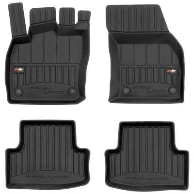 Abbildung von MOTOS Gummimatten Auto Fussmatte passend für SEAT Ateca ab 2016 Verbessern Sie Ihren Reisekomfort mit Antirutschmatte 3D Allwetter fußmatten Auto, Schutz vor Verschmutzung