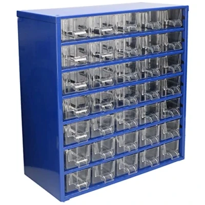 Abbildung von KOTARBAU® Werkstatt Aufbewahrungsbox mit Schubfächern 306x327x155 Sortierkasten 35K Kleinteilemagazin Metall