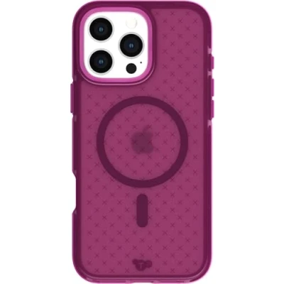 Abbildung von tech21 EvoCheck für iPhone 16 Pro Max kompatibel mit MagSafe Aufprallschutz Hülle Pflaume