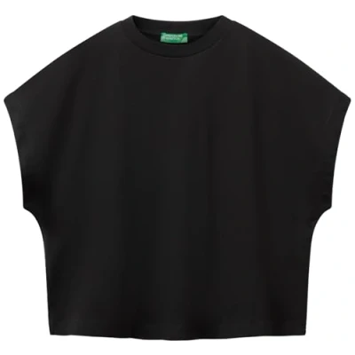 Abbildung von United Colors of Benetton Tshirt basic, Damen, Größe: Small, Black