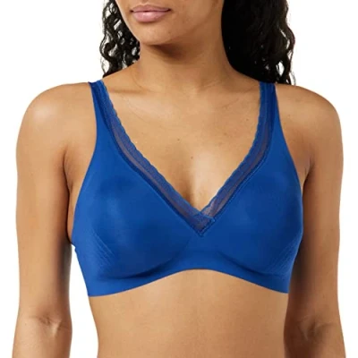 Abbildung von Sloggi Adapt Twist Tshirt BH, Damen, Größe: 70C.75A/B, Blue sapphire