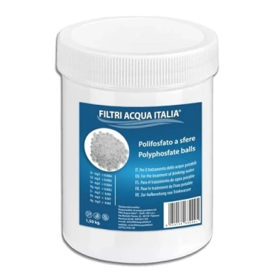Abbildung von Wasserfilter Italien Nachfüllpack Polyphosphate für Kalkfilter Waschmaschine Spülmaschine