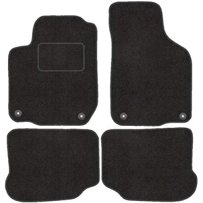Abbildung von Fußmatten mit Clips 4er Set für VW New Beetle 1997 2010 Velours Automatten