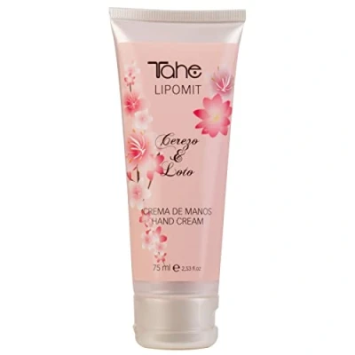 Abbildung von Tahe Lipomit Kirsche und Lotus Handcreme, 75 ml