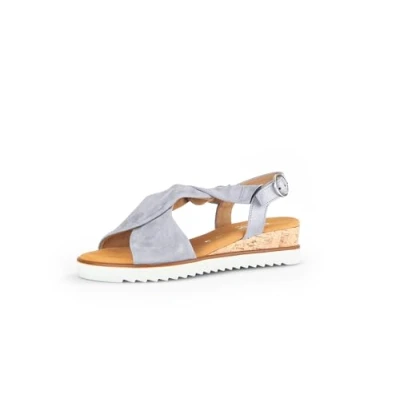 Abbildung von Gabor Keilsandalette, Damen, Größe: 40.5, Jeansblauw Schuhe