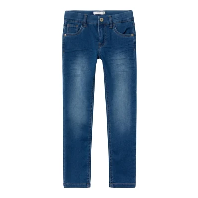 Abbildung von NAME IT Jungen Nkmtheo Dnmthayer Cor1 SWE Pant Noos Jeanshose, Denim Blue, 116